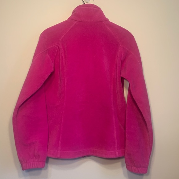 Columbia Medium Fuchsia Pink Zip-up Fleece - Picture 8 of 8
